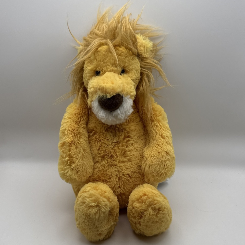 Jellycat Bashful Lion Medium 12" Plush Stuffed Animal